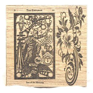 Coaster - Tarot Hermetic The Emperor